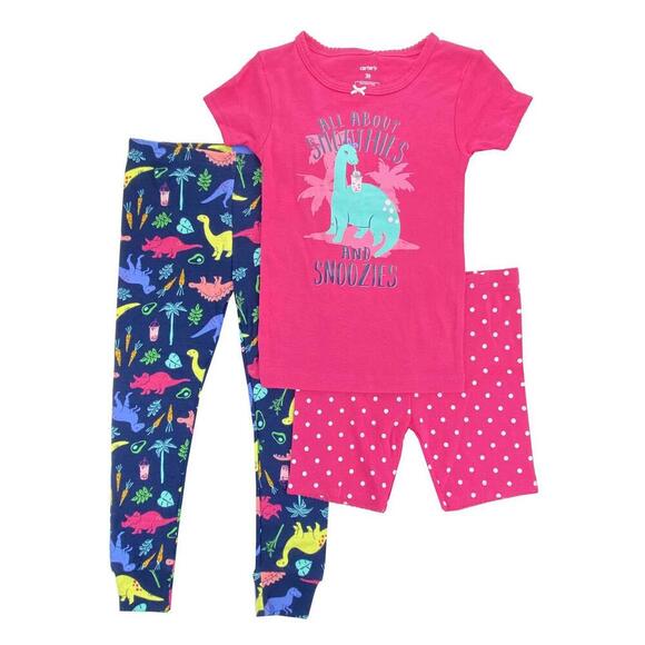 Carter's Other - Carter's Girls Or Boys 3 Piece Cotton Pajama Set Size 2T